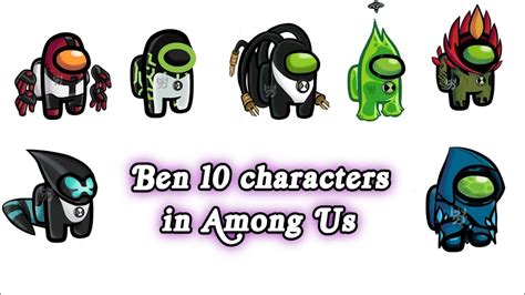 If Ben 10 Characters Comes In Among Us 😱😱 Ben 10 Skin In Among Us
