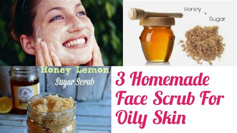 Diy Homemade Facial Scrub For Oily Skinacneblackheads Youtube