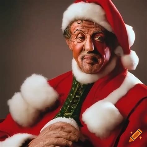 Sylvester Stallone As Santa Claus