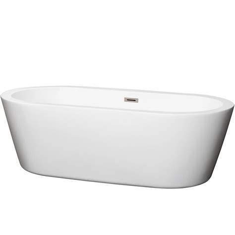 The soaking tubs in this post have appropriate sizes and constructed from sturdy materials to improve your bathing experience. Wyndham Collection Mermaid 5.92 ft. Center Drain Soaking ...