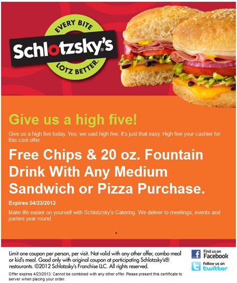 Schlotzsky's apk is a free lifestyle apps. Pin by Anna Barrios on Yay Coupons and Deals | Pinterest