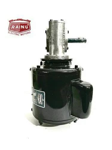 Rainu Cast Iron Mini Gearbox With Motor 1500 300 Rpm Packaging Type