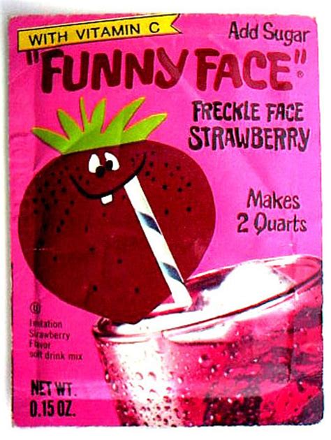 Strawberry Funny Face Drink Mix Soft Drinks Mixed Drinks Kool Aid