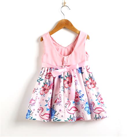 Buy Lace Flamingo Party 2018 Kids Baby Girls Dress