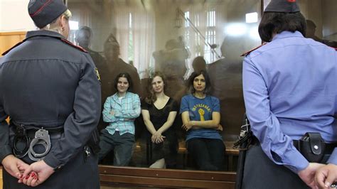 Bbc News In Pictures Pussy Riot Jailed