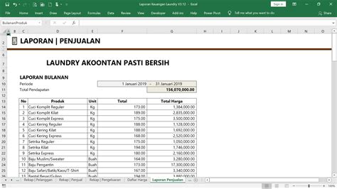 Pendapatan Dan Pengeluaran Dan Utang Bisnis Format Excel