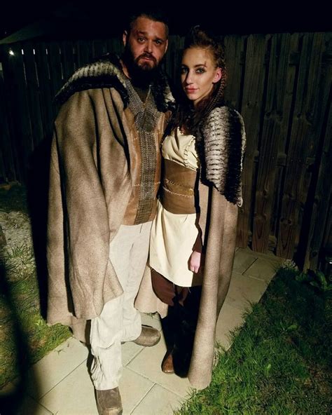 Lagertha And Ragnar Vikings Halloween Cosplay Costumes Hair And Makeup By