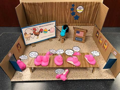 2017 Peeps Diorama Contest Lansing Community College