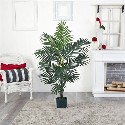 Nearly Natural Inc 5 Kentia Palm Silk Tree In Green Nfm