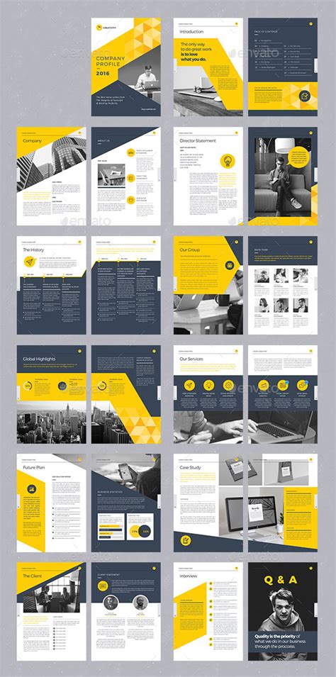 20 Modern Style Brochure Catalogue Template Design Ideas For