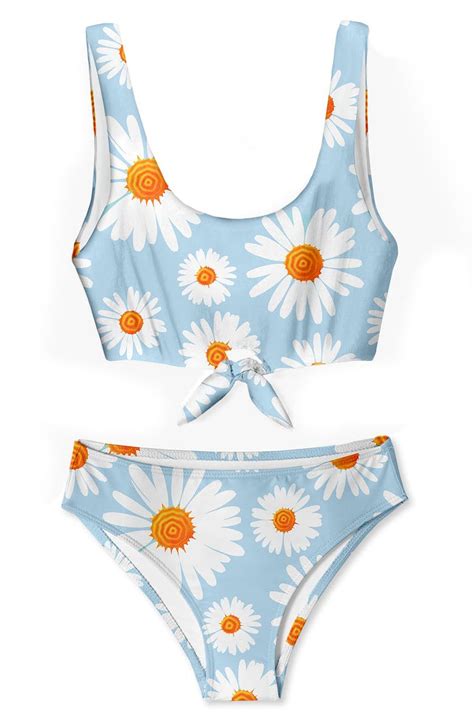 Stella Cove Kids Daisy Floral Print Two Piece Swimsuit Nordstrom