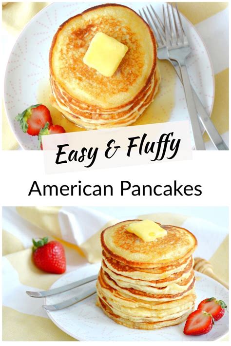 Easy Fluffy American Pancakes Dels Cooking Twist Recipe American