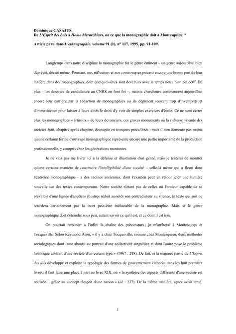 Montesquieu De L'esprit Des Lois Analyse - Montesquieu De L Esprit Des Lois Analyse Pdf – dsullana.com