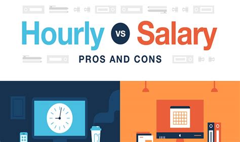 Hourly Vs Salary Pros And Cons Inforgraphic Visualistan