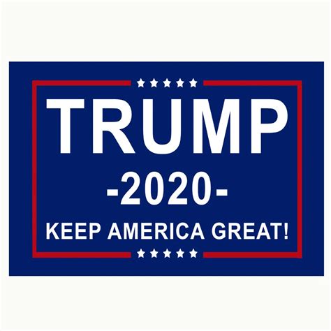 trump 2020 flag double sided printed donald trump flag keep america great donald for president