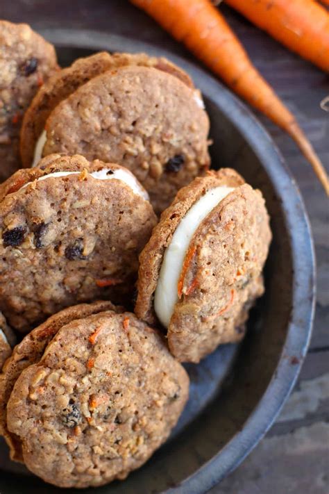 Carrot Cake Cookie Sandwiches The Seaside Baker