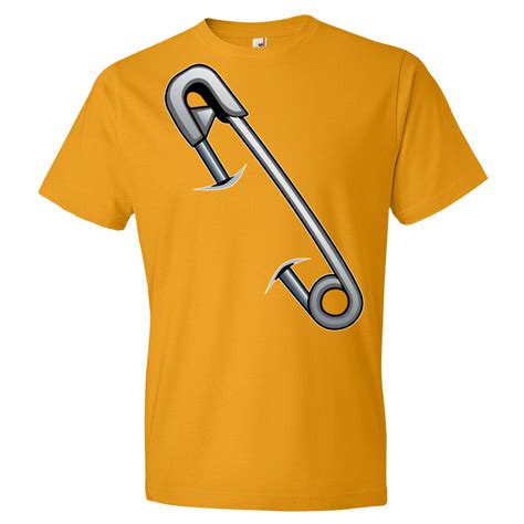 Safety Pin T Shirt Unisex Dobrador Shopateria