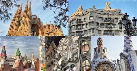 Map Of Gaudi Buildings Barcelona Download Them And Print