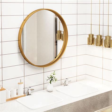 Gold Frame Bathroom Mirror Rispa