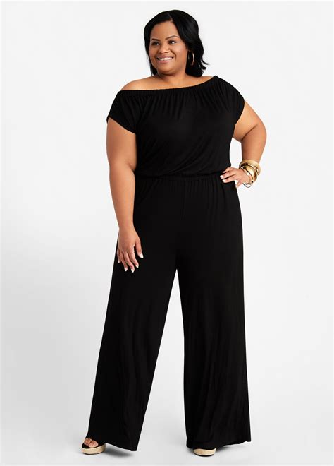 Plus Size Tall Sexy Off The Shoulder Wide Leg Party Summer Jumpsuit