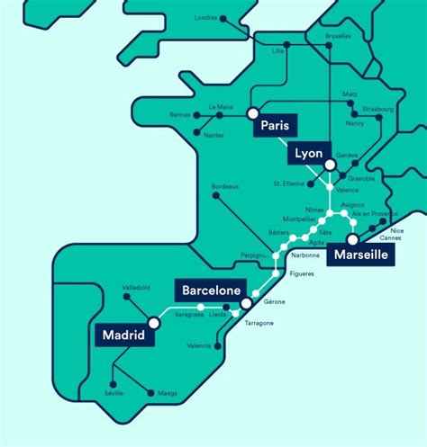 Renfe Route Map