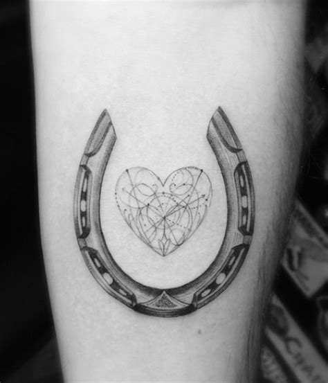 Lucky In Love Horseshoe Tattoo By Doctor Woo Tattooblend Horse