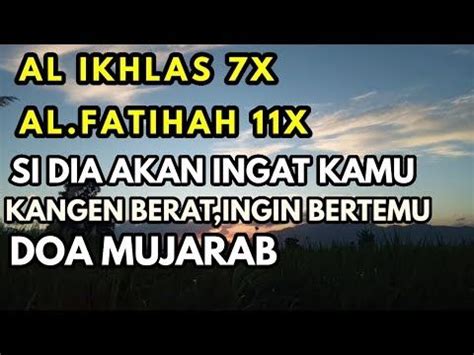 doa agar dia rindu dan menghubungi kita - Joanne Morgan