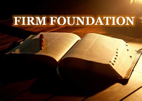 5 Firm Foundation Online Bible Correspondence Course