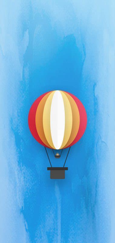 Parachute Minimal Wallpaper 1440x3040