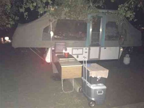Vintage 1969 Wheel Camper Pop Up Tent Trailer Vintage Vans Suvs And