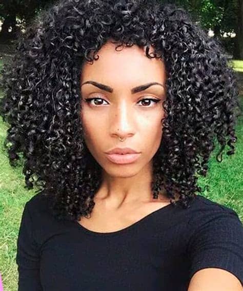 Hairstyles for natural hair of middle length. Natural Hairstyles for African American Women and Girls