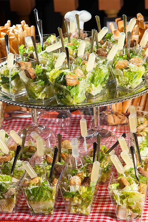 Caesar Salad Wedding Food Station Ideas Wedding Food Catering