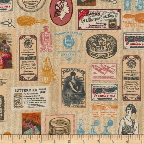 Robert Kaufman Heirloom Diary Collage Antique Fabric By The Yard