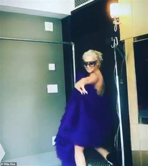 Rita Ora Goes Topless As She And A Host Of British Stars Prepare For The Met