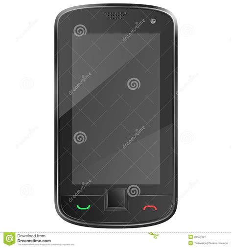Black Mobile Phone Stock Vector Illustration Of Banner 30454631