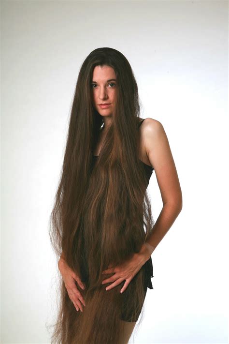 This kind of straight and long half up half down hairstyle is definitely otherworldly and perfect for a special event. Marianne at Amazing-hair.de | longhairfetish | Pinterest ...