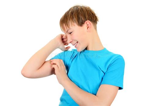 Kid Muscle Flexing Stock Photo Image Of Exercise Body 51450884