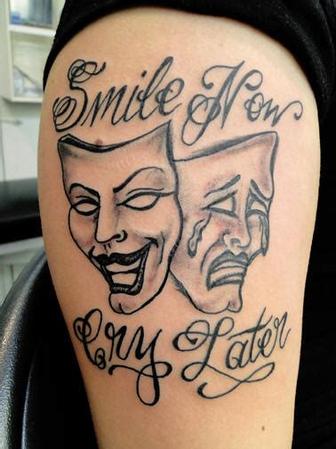 S Of Smile Now Cry Later Tattoo Design Ideas Pictures Gallery Tattoo Design Ideas