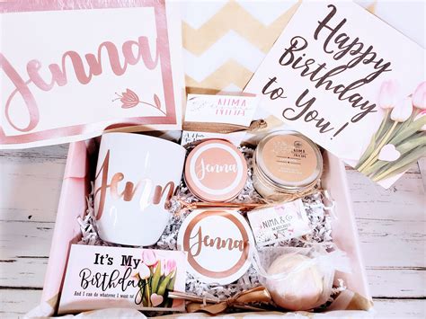Birthday Gift Box For Women Birthday Gift Friend Gift Etsy