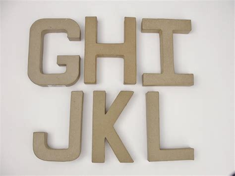 Paper Mache Letters 6 Tall Craft Supply House