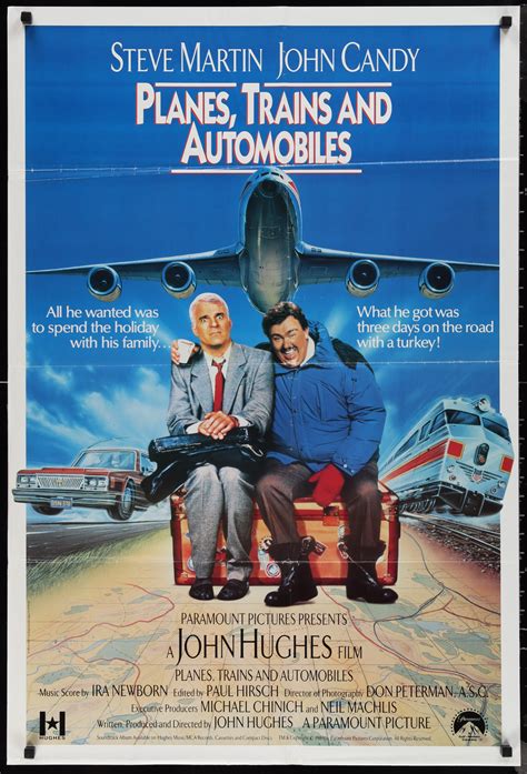 Planes Trains And Automobiles Movie Poster 1 Sheet 27x41 Original Vintage Movie Poster