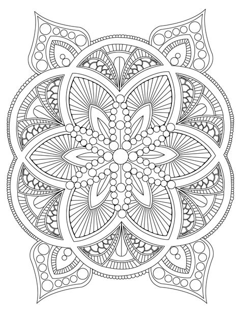 Easy Printable Abstract Coloring Pages For Adults Mar Abunta