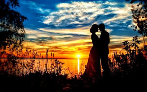 Love Romantic Romance Sky Nature Couple Sweet Wallpapers Hd