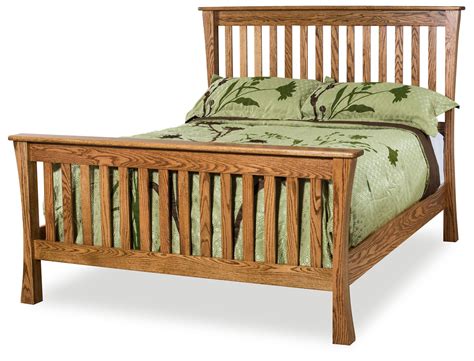 Amish Trestle Slat Bed From Dutchcrafters Amish Furniture