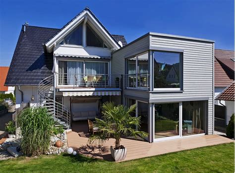 Haus aufstocken haus renovieren altbau anbau anbau haus dachausbau vorbau dachgeschosse dachgauben. Anbau in Westhausen - KitzlingerHaus | Hausanbau, Anbau ...