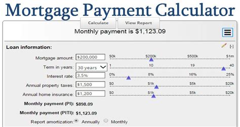 Mortgage Payment Calculator Calculate Your Ideal Payment Mortgage Payment Calculator