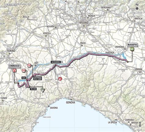 08 de abril de 2021 actualizado a las 16:47 h. Streckenverlauf Giro d´Italia 2013 - Etappe 13