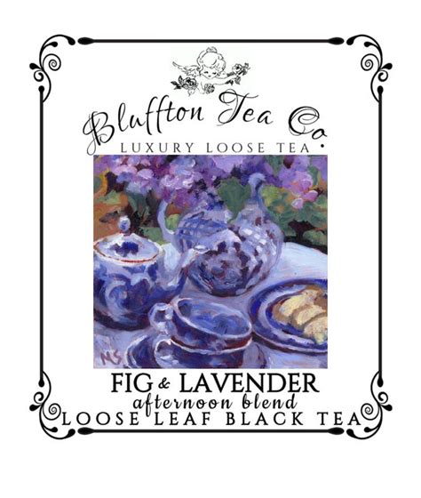 Fig And Lavender Loose Tea Fig Steeped Tea