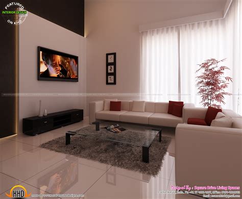 green kitchen bedroom living inteiors kerala home design  floor