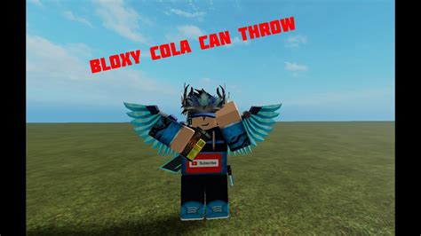 Bloxy Cola Can Throw Roblox Animation First R6 Animation Youtube